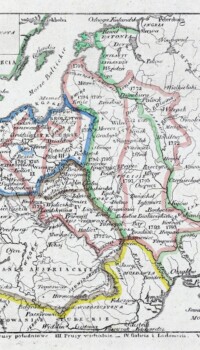 Polska za Stanisława Augusta podzielona 1772, 1793, 1795