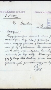 Informacja o usunięciu prusko-rosyjskich słupów granicznych oraz miejscach ich przechowywania