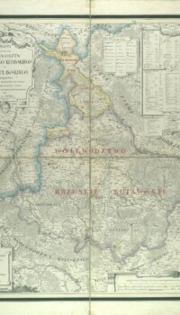 "Mappa szczegulna woiewodztw brzeskiego kuiawskiego y inowrocławskiego zrządzona z innych wielu mieyscowych, tak dawniey jak y swieżo odrysowanych, tudzież gościńcowych y niewątpliwych wiadomosci przez Karola de Perthées Pułkownika Woysk Koronnych JKMci Geografa", 1785 r.,