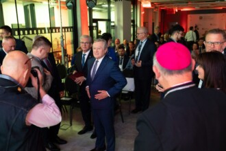 Sala konferencyjno-wystawowa, goście wydarzenia