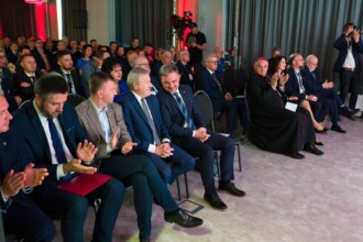Sala konferencyjno-wystawowa, goście wydarzenia
