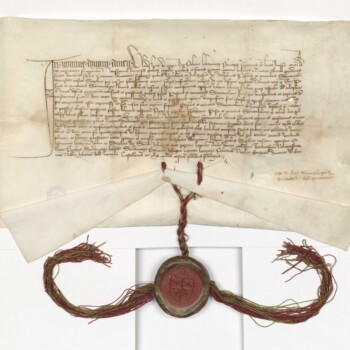 Dokument króla Władysława Jagiełły wystawiony dla klasztoru Norbertanek w Strzelnie – 6 maja 1393 roku Dokument króla Władysława Jagiełły wystawiony dla klasztoru Norbertanek w Strzelnie - 6 maja 1393 roku