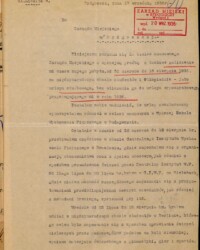 Wniosek Stanisława Zakrzewskiego do Zarządu Miejskiego w Bydgoszczy o zaliczenie pobytu w Berlinie na Międzynarodowym Obozie Studentów i Olimpiadzie jako urlop służbowy. Wniosek Stanisława Zakrzewskiego do Zarządu Miejskiego w Bydgoszczy o zaliczenie pobytu w Berlinie na Międzynarodowym Obozie Studentów i Olimpiadzie jako urlop służbowy.