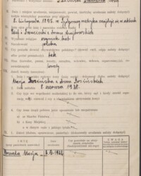 Pierwsza strona wykazu stanu służby funkcjonariusza Franciszka Pasińskiego. Pierwsza strona wykazu stanu służby funkcjonariusza Franciszka Pasińskiego.